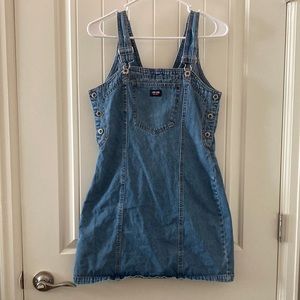 Vintage Jordache denim overall dress size 3/4